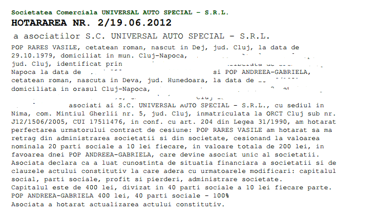 pop rares cedare firma