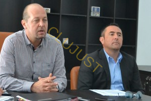 Decanul Baroului Cluj Mircea Pop si prodecanul Călin Budișan
