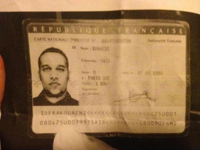 said kouachi carte identit