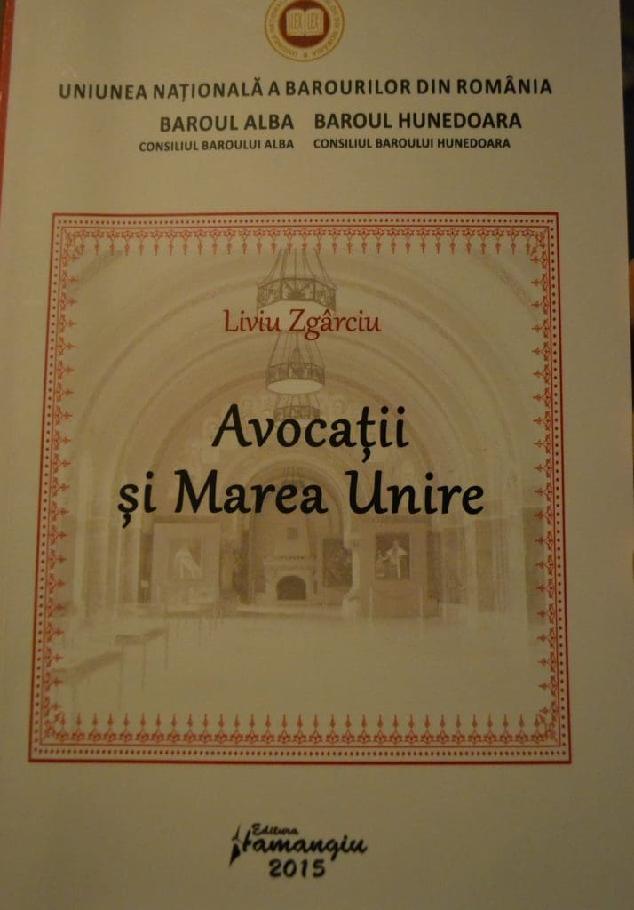 carte avocatii si marea unire