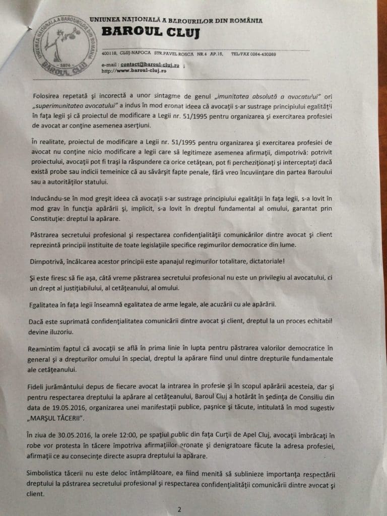 scrisoare baroul cluj2