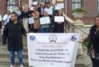 Angajații Registrului Comerțului Cluj au protestat: ”Ultimii din Justiție!! Salarii decente în ONRC!”