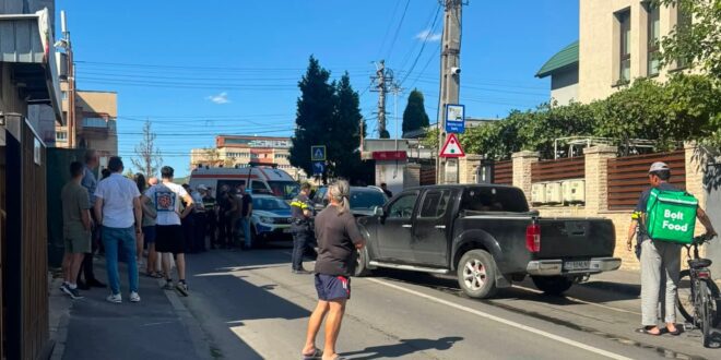 Tânăr trimis în judecată pentru tentativă la omor după ce a trecut cu mașina furată peste un pieton, în Cluj-Napoca